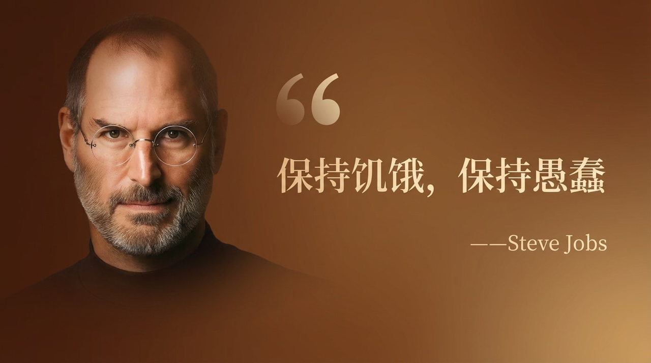 Inspirational Steve Jobs Quote Card