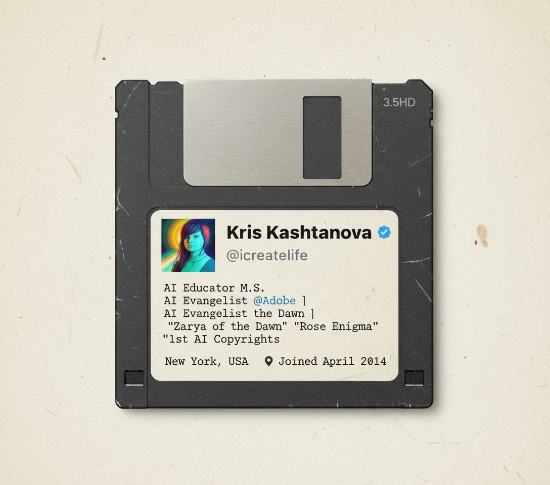 90s Floppy Disk X Account