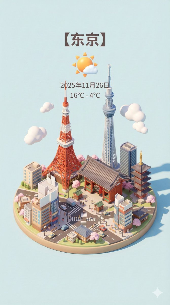 Isometric Weather Card - 3