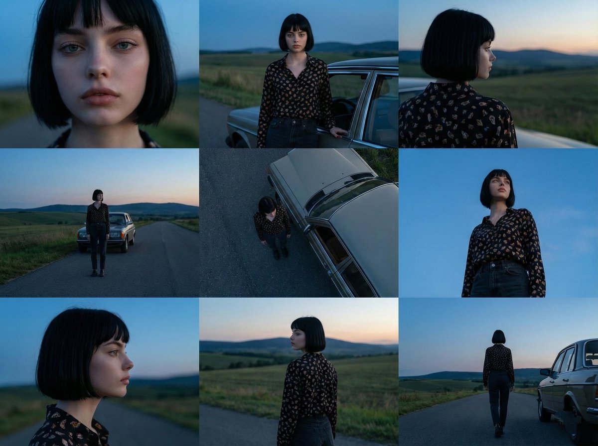 Cinematic Blue Hour Character Study