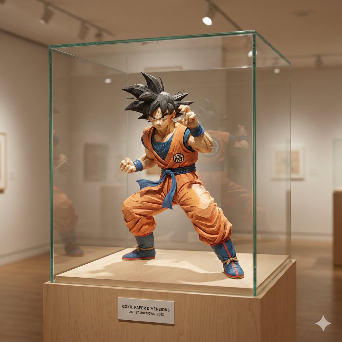 Cartoon Paper Sculpture Museum Display - 4