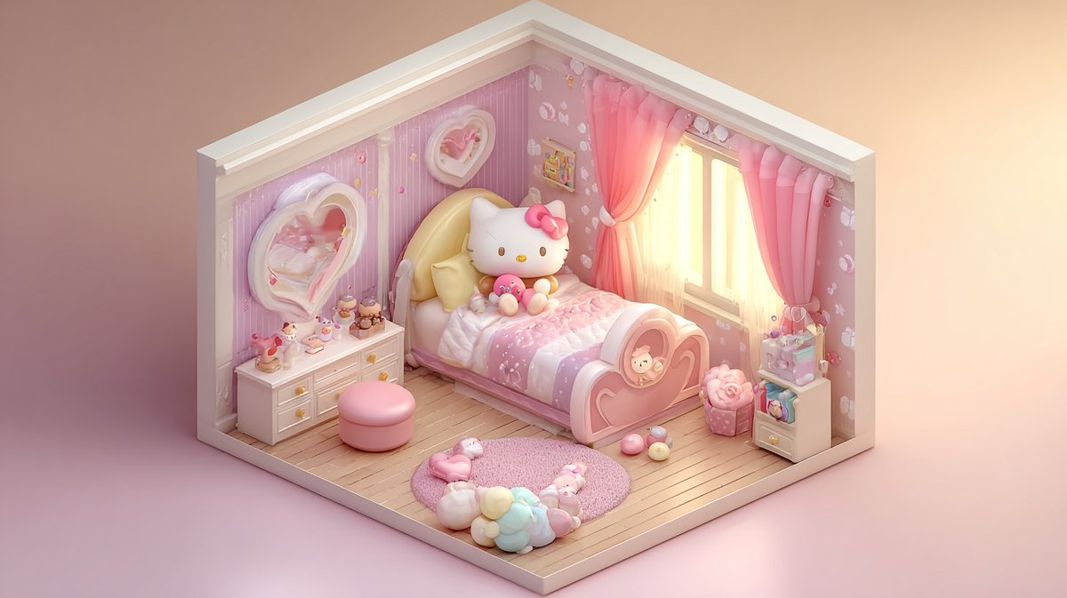 Kawaii Character Bedroom - 2