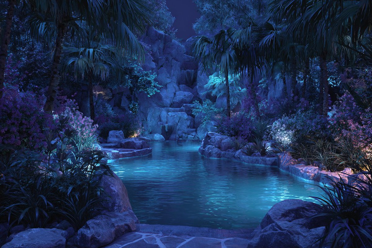 Luminous Lagoon Oasis - 2