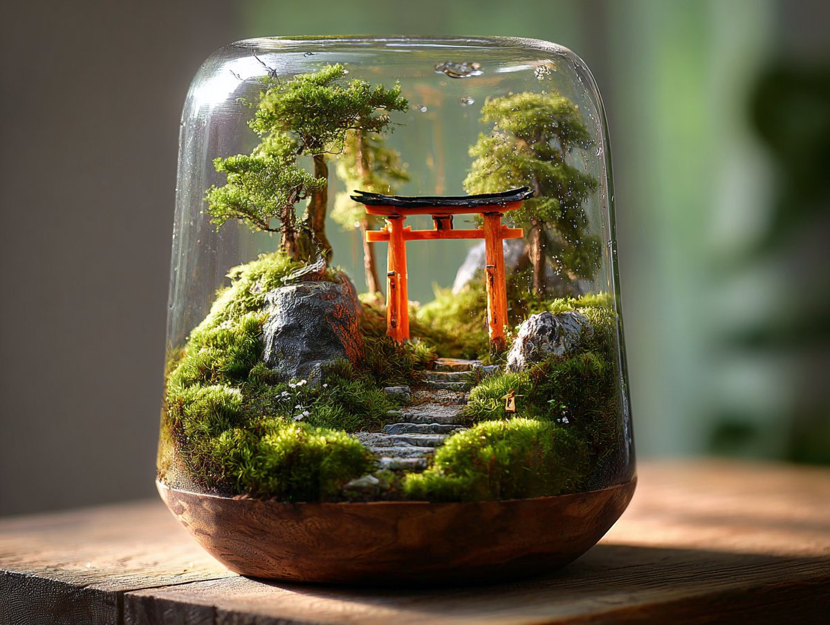 Mossy Miniature Terrarium - 3